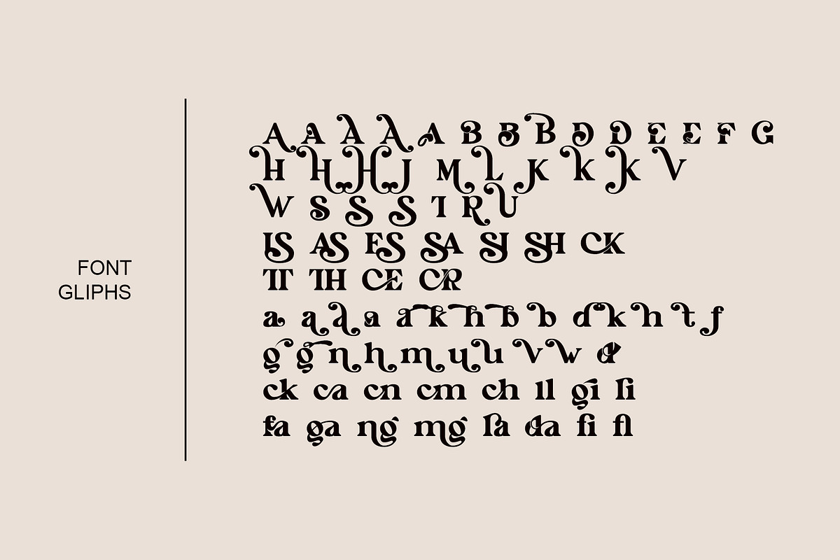 SEHON LIGATURE SERIF TYPEFRACE, a Serif Font by yaqublekker (Photo 10 of 10)