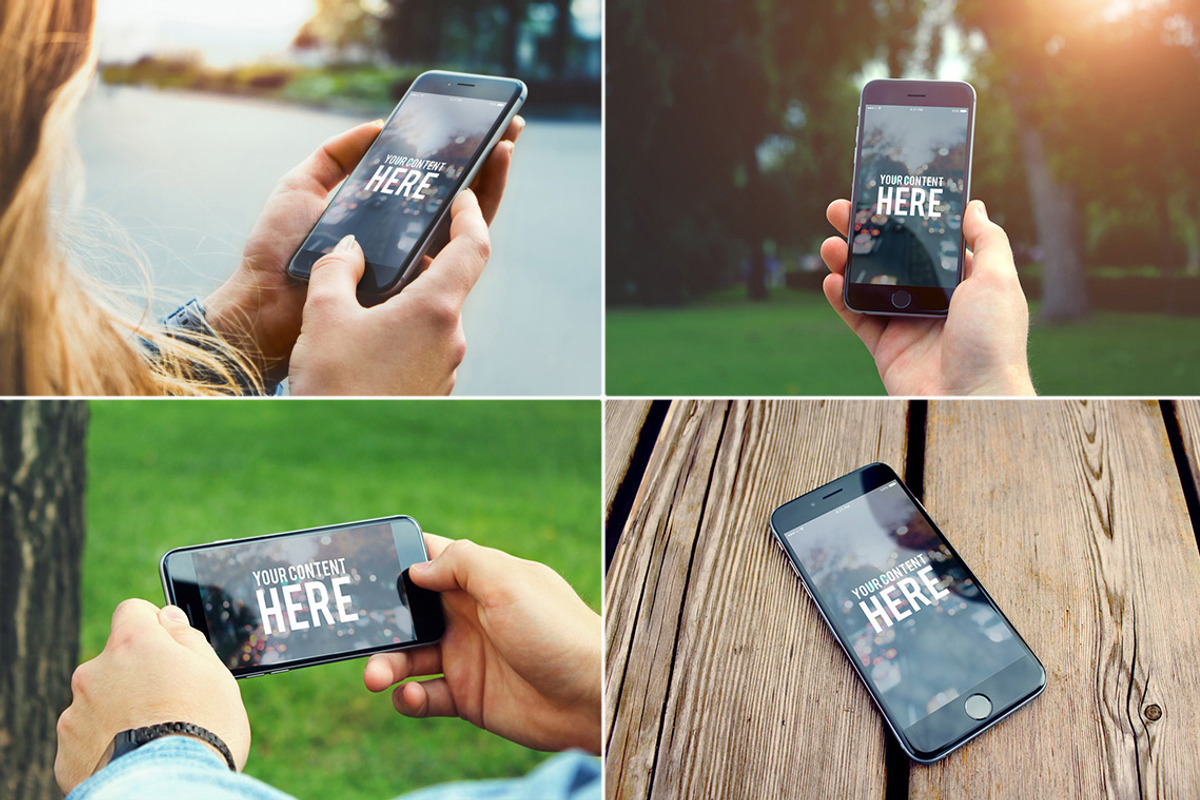 25 PSD DEVICE MOCKUPS, an iPhone Mockup by Egor Shkolnikov (Photo 5 of 11)