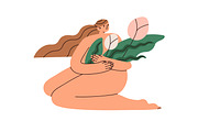 Naked body positive women set, a Person Illustration by Good Studio (Thumbnail 6 of 8)