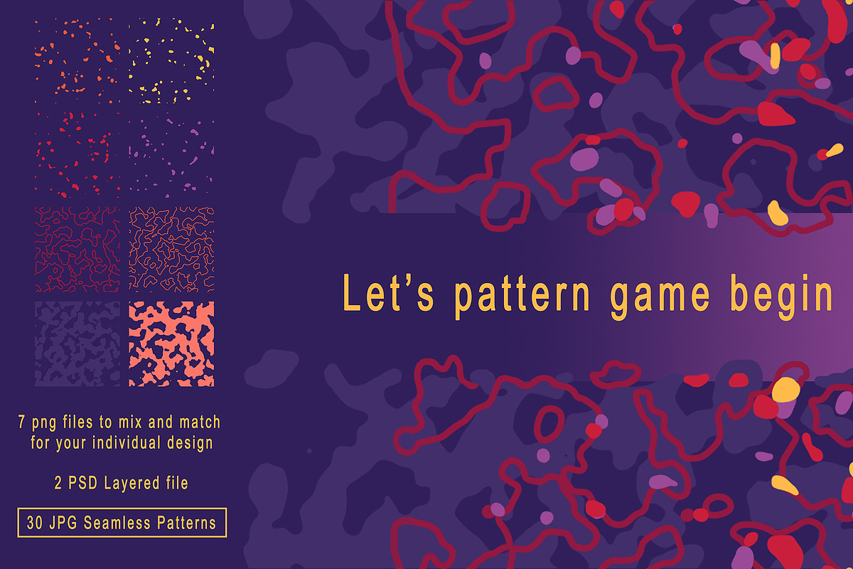 Patterns set to mix and match, a Background Graphic by EireenBel (Photo 1 of 12)