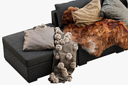 Brown Jordan 4M outdoor wicker sofa, a Furniture 3D Model by 3dmitruk (Thumbnail 6 of 27)