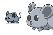 cute mouse & mouse running cartoon, an Animal Illustration by garistipis (Thumbnail 3 of 3)