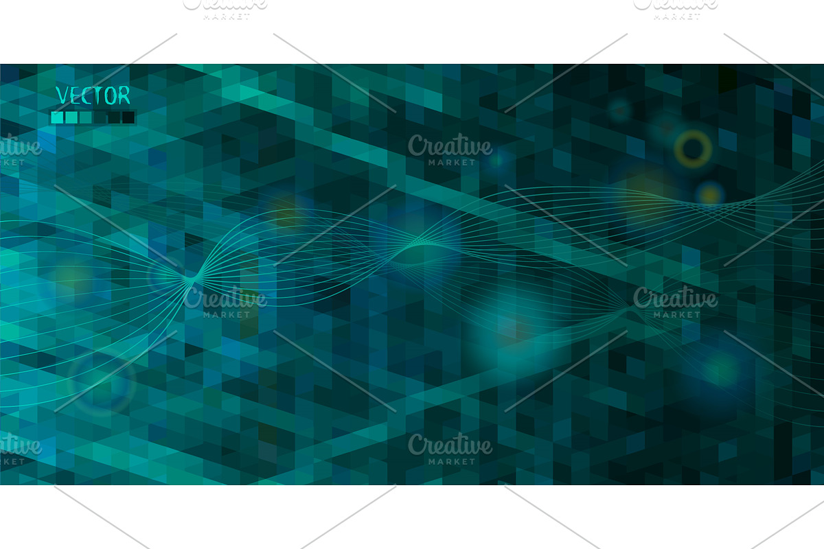 blue background mosaic. hand drawing, a Texture Illustration by Nenahliadava Design