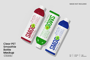 Smoothie Bottle Mockup, a Packaging Mockup by Unerispace