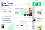 Fintal - Finance Landing Page, a Landing Page Template by byalikhan (Thumbnail 1 of 6)