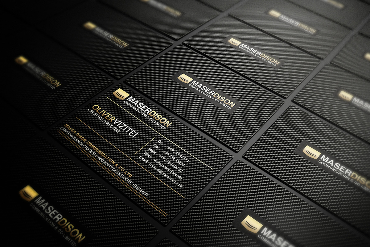Carbon Business Card, a Business Card Template by Marvel (Photo 2 of 6)