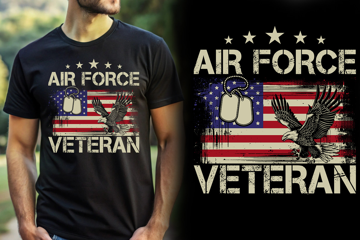 Veteran T-shirt Design, a Graphic by Crafts Bundle (Photo 2 of 2)