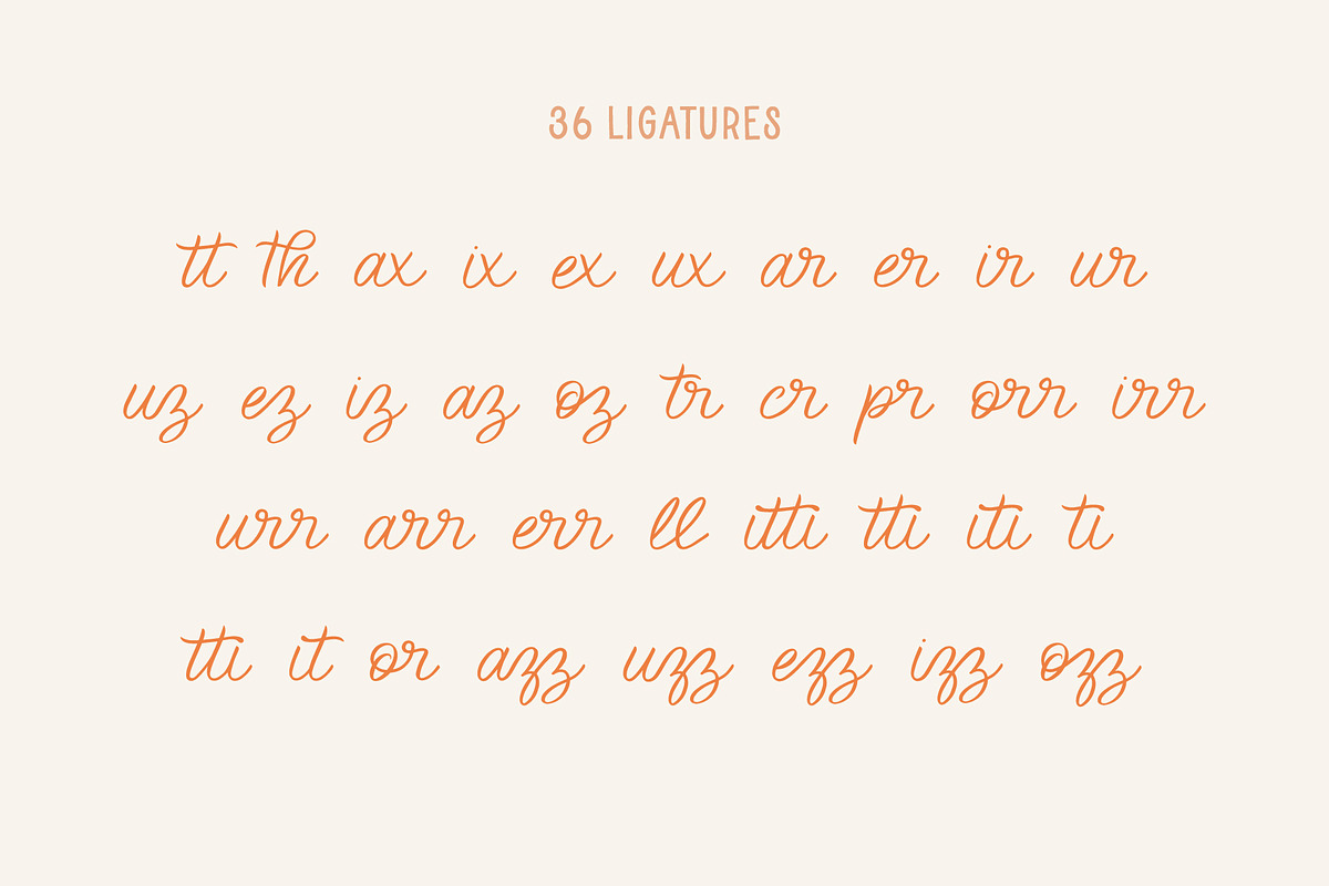 Herb Garden Font Trio, a Sans Serif Font by Rachel Kick (Photo 15 of 16)