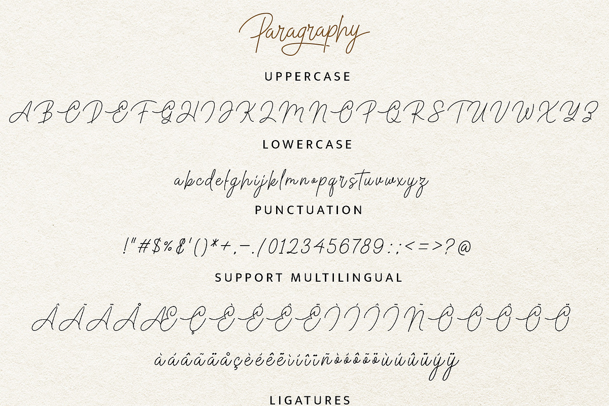 Paragraphy script font, a Script Font by MJtypefoundry (Photo 12 of 12)