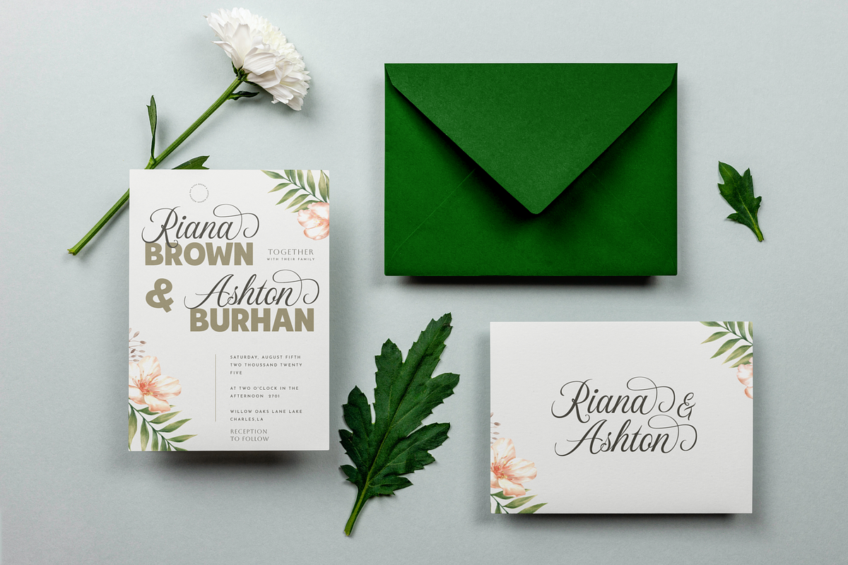 Antique Atelier - A Font Duo, a Script Font by Ainun Jinan (Photo 6 of 13)