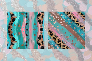 Pastel Leopard Skin Seamless Pattern