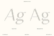 CS Coster Ascii, a Sans Serif Font by Craft Supply Co. (Thumbnail 3 of 8)