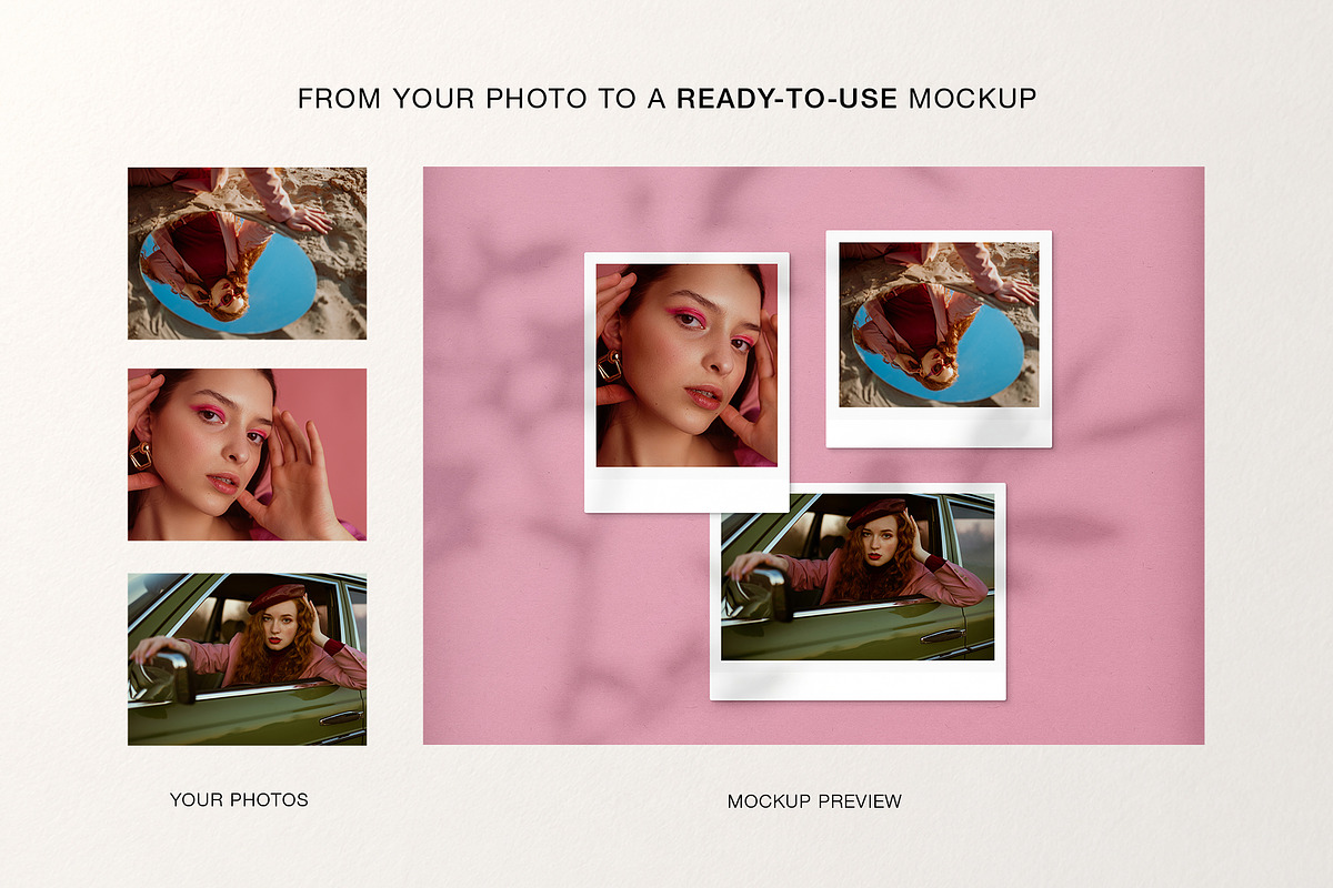 Polaroid Photo Mockup Template, a Presentation Template by DesignerCandies (Photo 9 of 10)