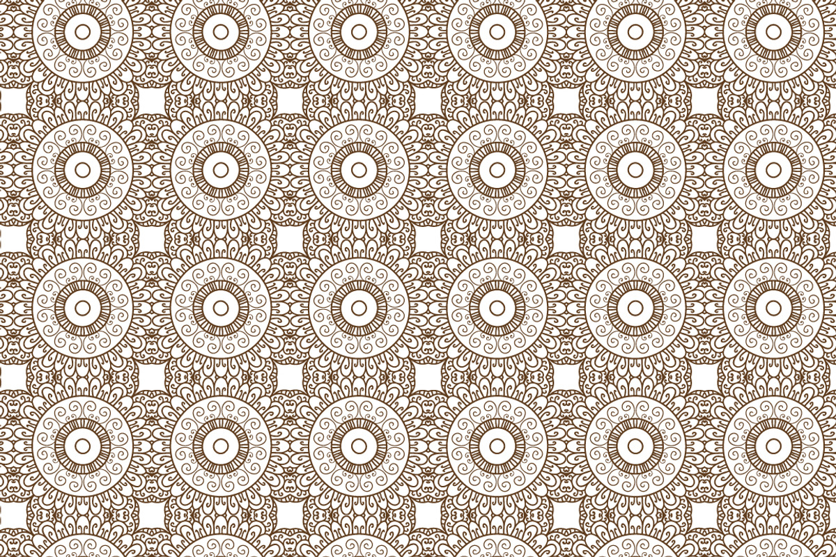 6 Eastern seamless patterns, a Pattern Graphic by Della_Liner (Photo 3 of 5)