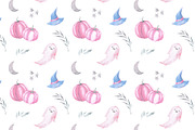 Pastel HALLOWEEN, a Seasonal Illustration by LeriaArt watercolor (Thumbnail 4 of 9)