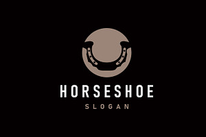 Simple Minimalist Horseshoe Logo, a Branding & Logo Template by Maylianaw28