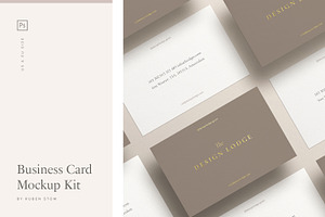 Business Card Mockup Kit