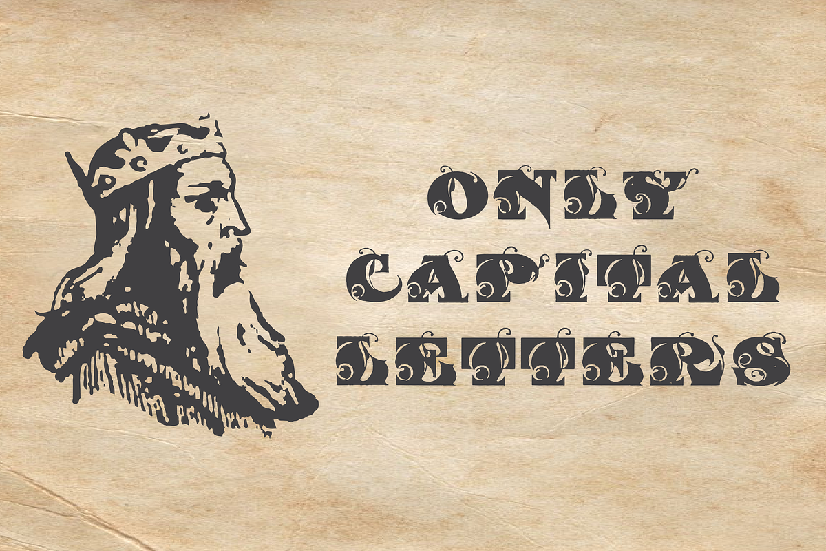 Kings Initials, a Font by Jadugar Design Studio (Photo 2 of 5)