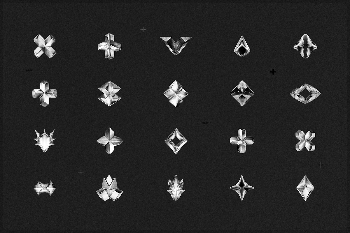 3D Prism Glass Shapes, an Object Graphic by Milka (Photo 3 of 7)