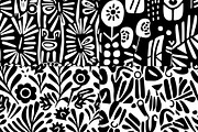 20 Seamless B/W Matisse-inspired Set, a Pattern Graphic by Nordic Design (Thumbnail 6 of 9)