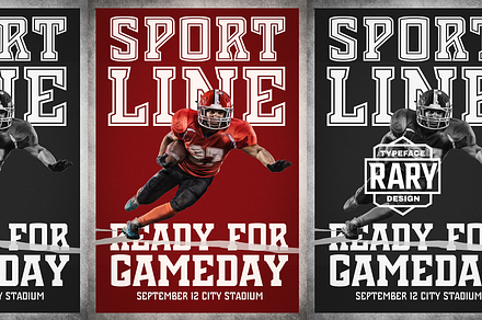Chosla | sports style font family., a Sans Serif Font by RARY