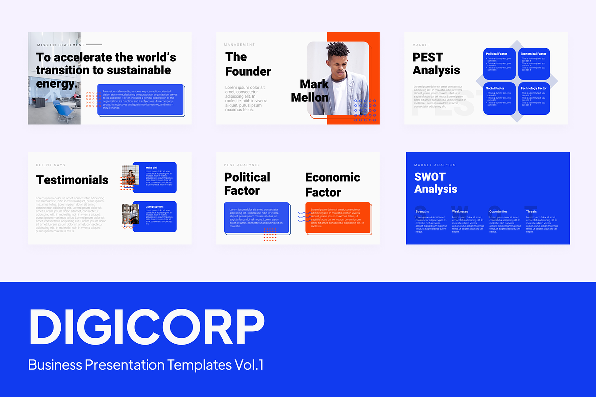 Google Slide - Digicorp Business, a Presentation Template by Yolk Vibes (Photo 5 of 9)
