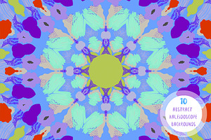 10 Abstract Kaleidoscope Patterns