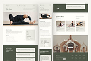 Yoga Studio Website UI Figma, an UI Kit Template by peterdraw (Thumbnail 5 of 7)