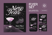 New Year Party Flyer, a Flyer Template by graphicook (Thumbnail 1 of 3)