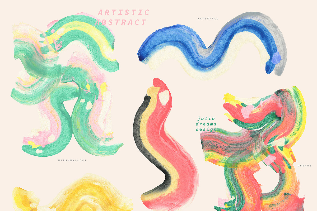 Artistic Abstract Collection, a Texture Graphic by Julia Dreams (Photo 12 of 16)