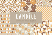 Retro Mod Flowers Vector Patterns, a Pattern Graphic by Jennadesigns (Thumbnail 13 of 13)