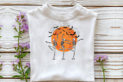 Halloween Skeleton Dance Sublimation, an Illustration by DreamCafeArt (Thumbnail 2 of 7)