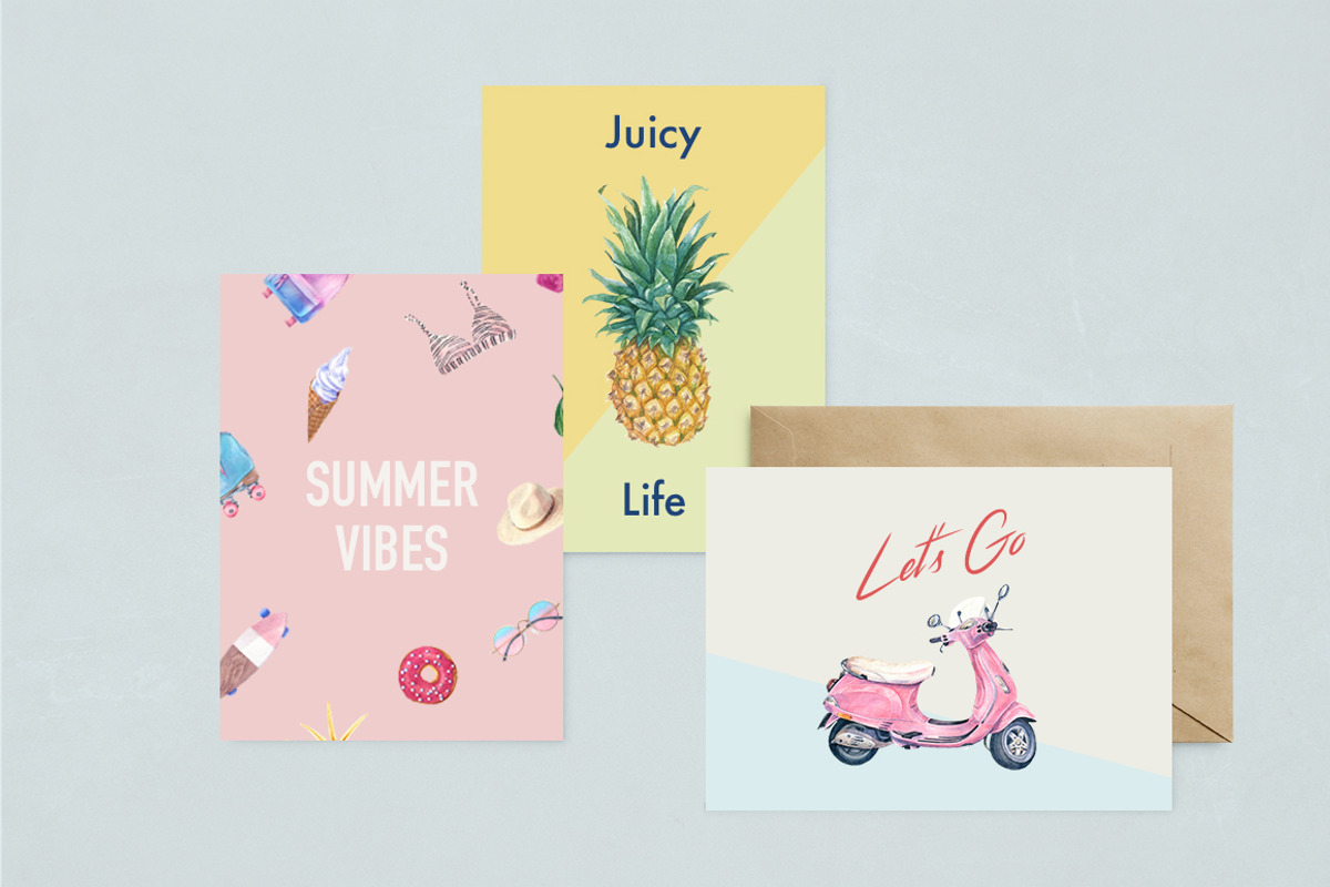 Forever 18 Summer Watercolor Bundle, an Illustration by Manuka (Photo 2 of 10)