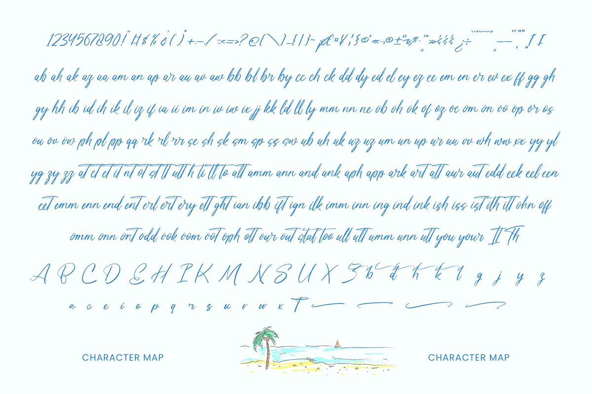 Club Vacation Handwritten Font, a Script Font by Letterena Studios Script (Photo 13 of 15)