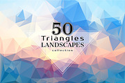 Triangles LANDSCAPES Collection, a Texture Graphic by ekaart (Thumbnail 6 of 10)