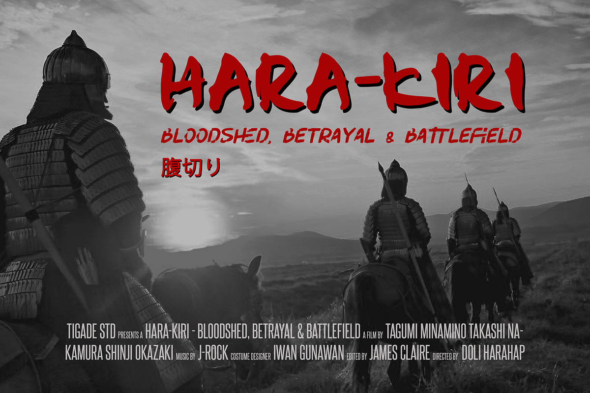 Samurai Warrior | Japanese Style, a Font by Tigadestd Type (Photo 3 of 5)