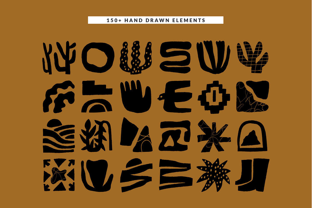 ARIZONA SHAPES | 150+ ILLUSTRATIONS, a Decorative Illustration by Favete Art (Photo 2 of 15)