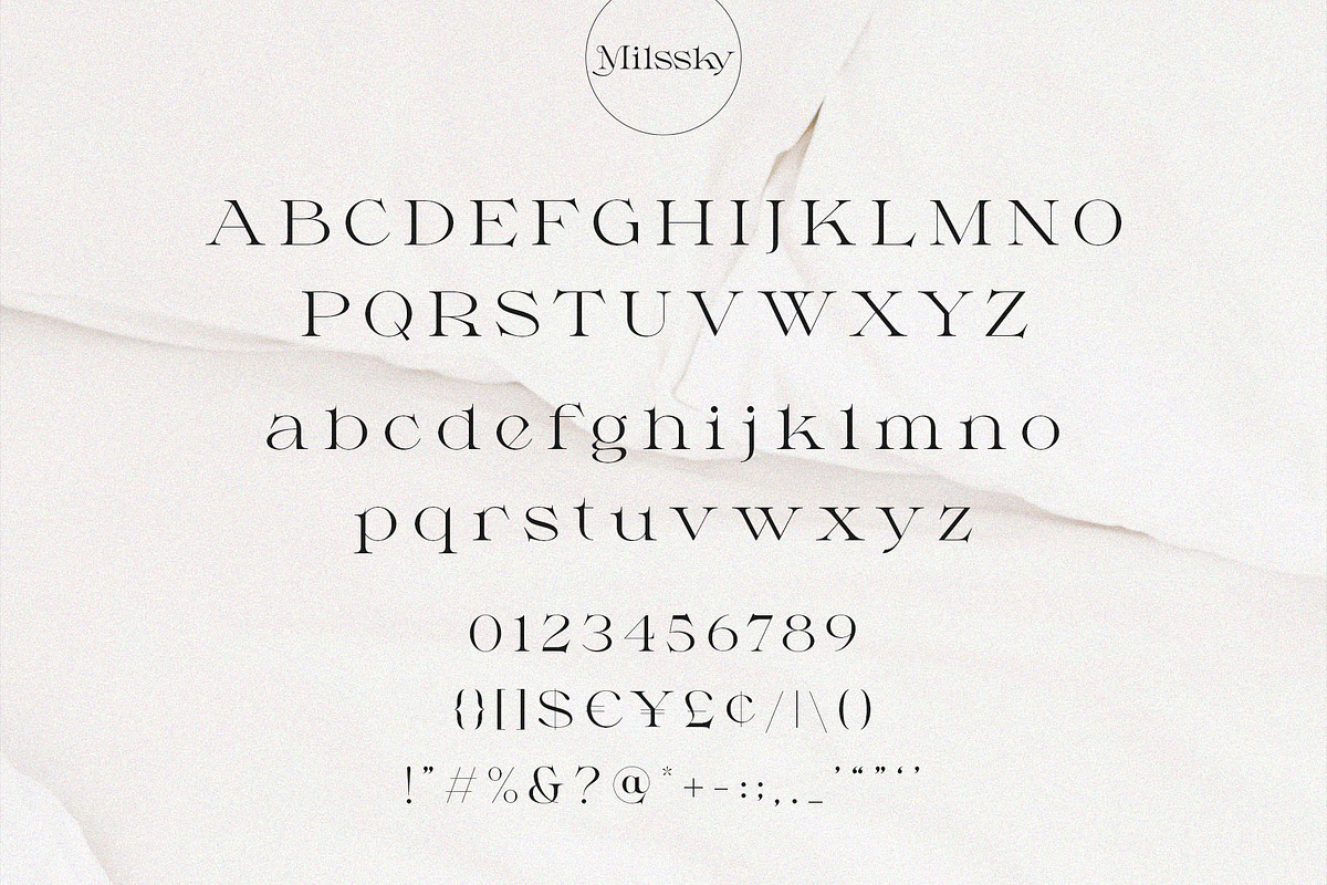 Milssky || Modern & Classy Ligature, a Serif Font by BrandSemut (Photo 13 of 16)