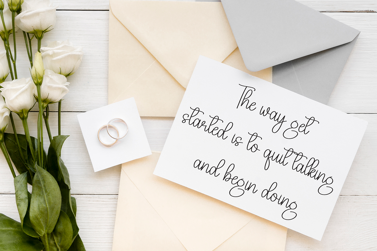 Best Time | Script Font, a Handwritten Font by Scratchones (Photo 4 of 9)