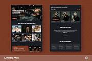 BarberBoss - Barbershop Landing Page, an UI Kit Template by Studio Delapan (Thumbnail 3 of 3)