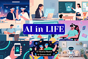37 AI in Our Life Stock Images, a Technology Photo by MarkoPresets (Thumbnail 7 of 7)