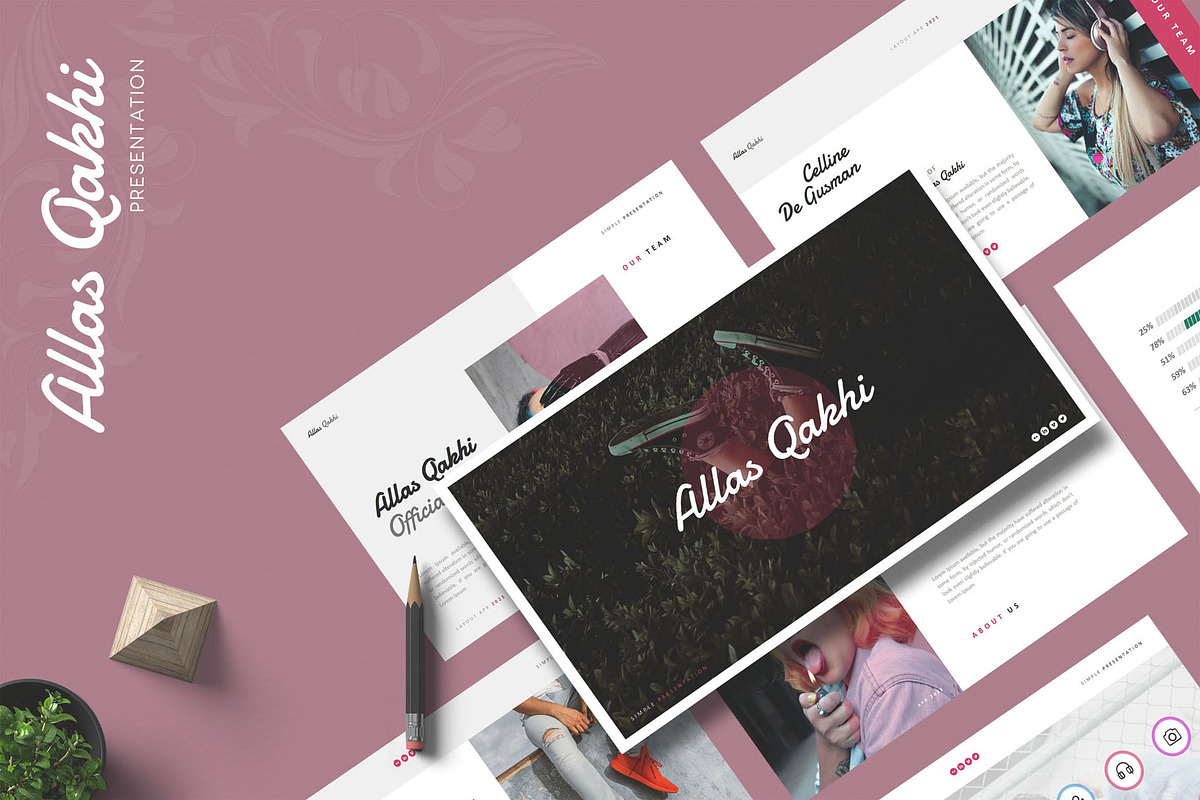 Allas Qakhi Powerpoint Template, a Presentation Template by Dedijuniadi (Photo 1 of 4)