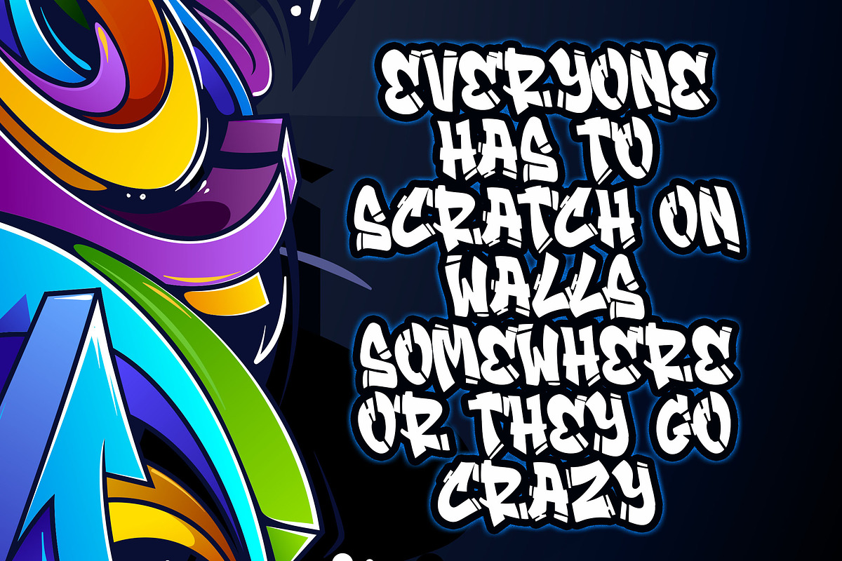 Streamzy Graffiti Font- INTRO SALE preview 2