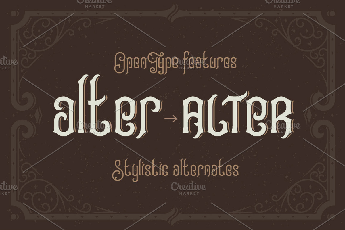 Tobacco Box Font, Mockups, Template! preview 4