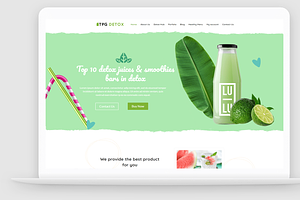 TPG Detox Juice WordPress Theme