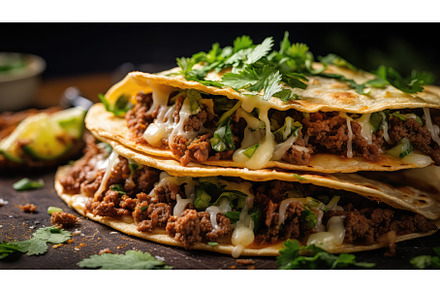 savory beef taco food ai generated, a Background Photo by pikepicture