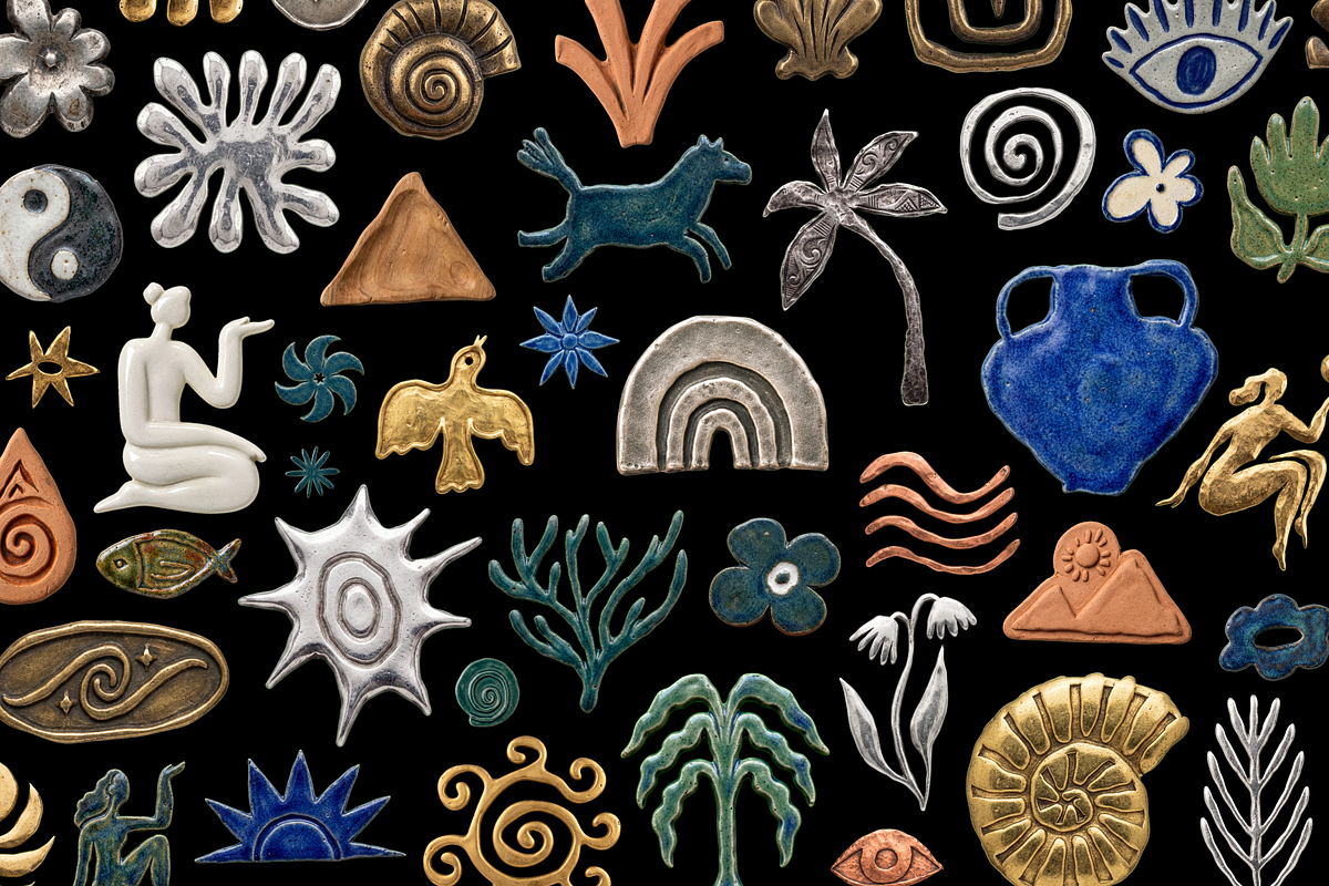 Mystic Relics, Hand-Drawn Glyphs, an Object Graphic by venimo (Photo 6 of 17)