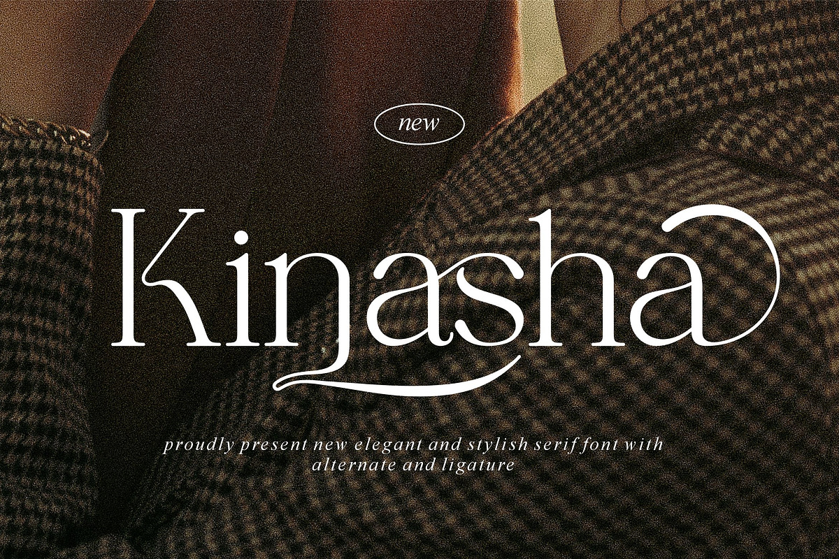 Kinasha || Modern Classy Serif Font, a Serif Font by Ermedia Studio (Photo 1 of 8)