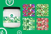 Mosaic Fruit and Veggie. Eco Food, a Food Illustration by Lettering_Logo (Thumbnail 9 of 15)