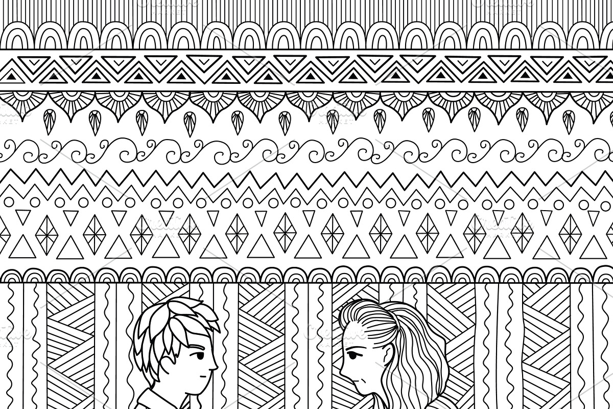 11 Mother's day coloring book page, an Illustration by Somjai King (Photo 10 of 13)